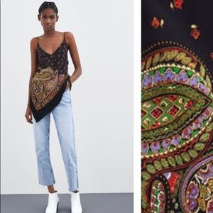 Zara Bohemian Fringe Top